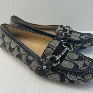 Coach Monogram loafer Shoes Size 5